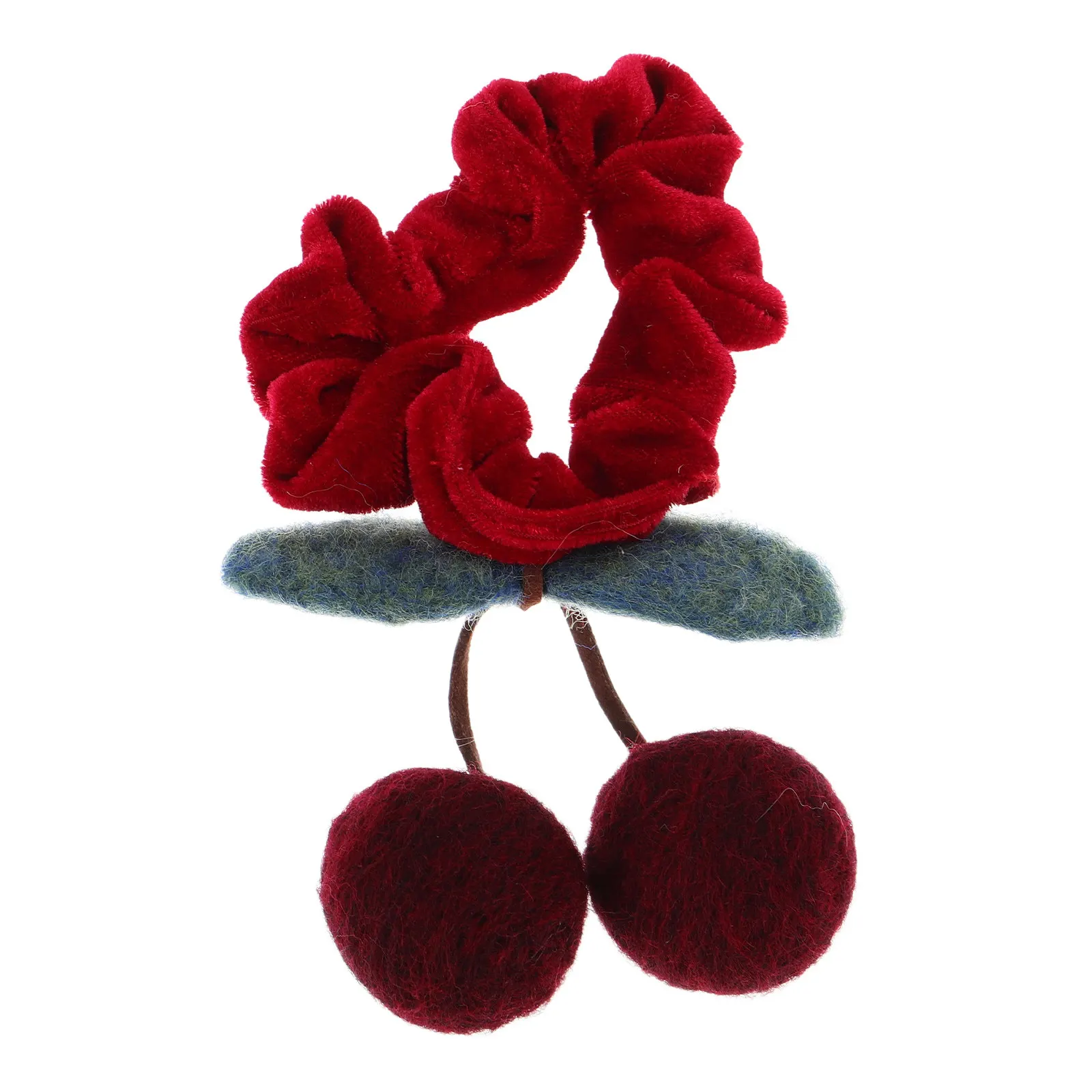 Cherry Hair Band Cloth Scrunchie for Girls Women Fall Hair Accessory Elastic Ponytail Holder Festive Red Sweet Style Party
Cherry Hair Band Cloth Scrunchie for Girls Women Fall Hair Accessory Elastic Ponytail Holder Festive Red Sweet Style Party