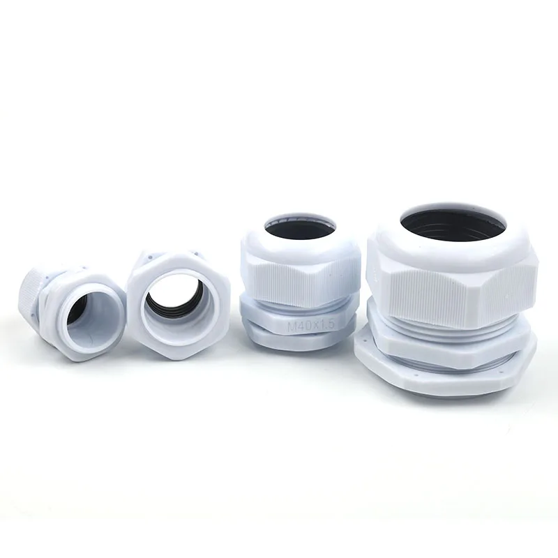 Waterproof Cable Gland M32/M36/M40/M50/M63 Black Plastic Seal Joint M40 M50 M63 Nylon IP68 White Cable Fixing Joint
Waterproof Cable Gland M32/M36/M40/M50/M63 Black Plastic Seal Joint M40 M50 M63 Nylon IP68 White Cable Fixing Joint