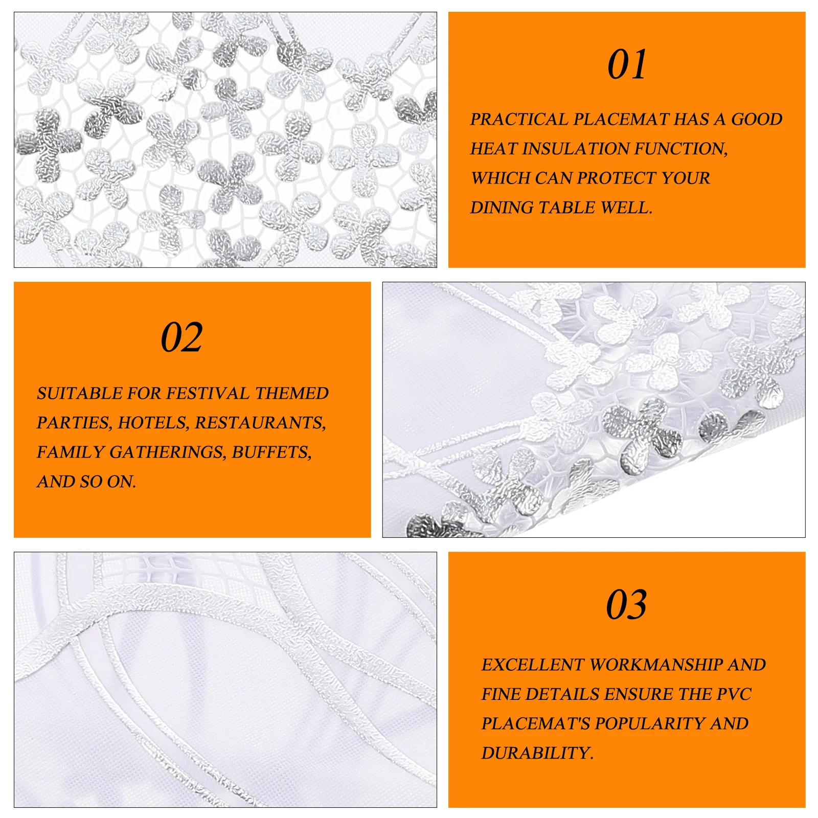 Household Place Mat Heat Insulated Non-Slip Decorative Placemat Pot Cushion for Cafe Restaurant Dining Table Place Mat 
Household Place Mat Heat Insulated Non-Slip Decorative Placemat Pot Cushion for Cafe Restaurant Dining Table Place Mat