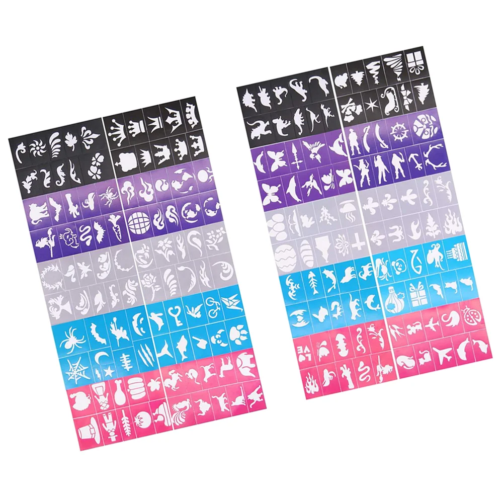 Halloween Tattoo Stencils Template Hollow Tattoos Templates Black Pvc Painting Body Facial Makeup Template Party Props
Halloween Tattoo Stencils Template Hollow Tattoos Templates Black Pvc Painting Body Facial Makeup Template Party Props