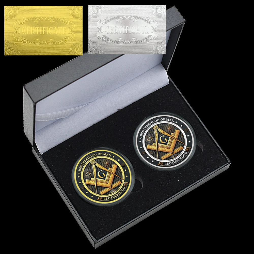 Freemason Commemorative Coin Brotherhood of Man Masonic Symbol Faith Hope Charity Collectible Souvenir Gift
Freemason Commemorative Coin Brotherhood of Man Masonic Symbol Faith Hope Charity Collectible Souvenir Gift