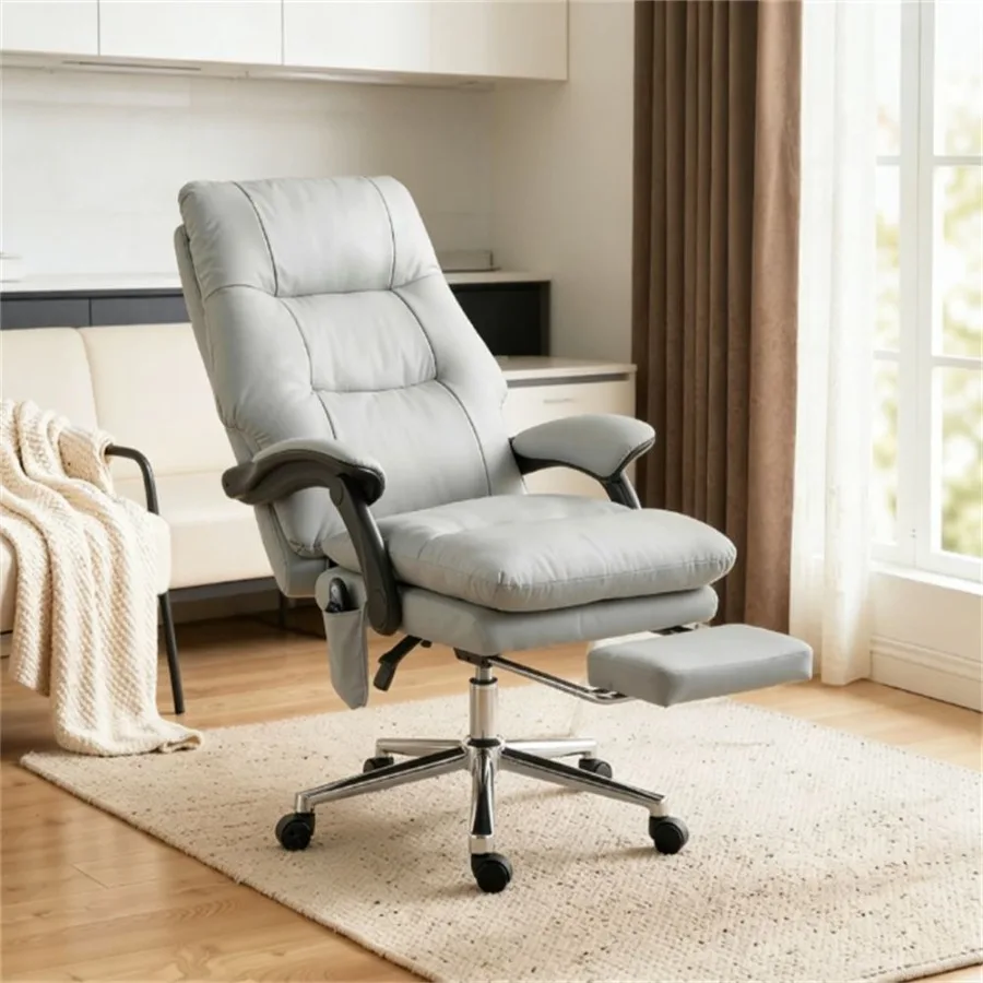Massage chair office chair high back chair computer chair light gray
Massage chair office chair high back chair computer chair light gray