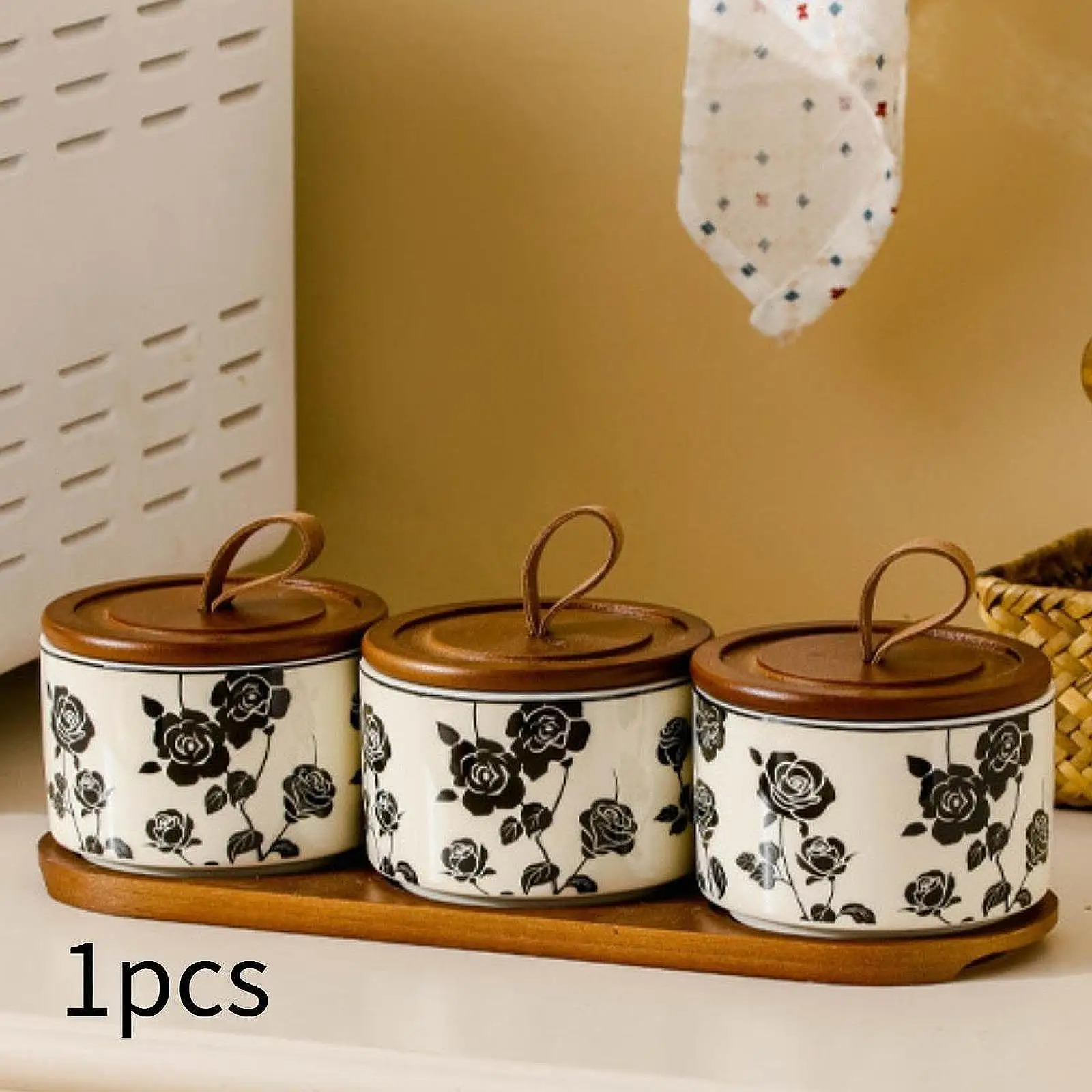 Ceramic Jar Food Storage Jar Porcelain Dry Food Container Pantry Decorative Canister for Grain Coffee Flour Sugar
Ceramic Jar Food Storage Jar Porcelain Dry Food Container Pantry Decorative Canister for Grain Coffee Flour Sugar