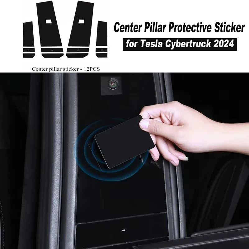 Защитная наклейка на центральную стойку для Tesla Cybertruck 2024, B-столб, зеркальная поверхность C-стойки, нашивка, аксессуары для модификации автомобиля
Защитная наклейка на центральную стойку для Tesla Cybertruck 2024, B-столб, зеркальная поверхность C-стойки, нашивка, аксессуары для модификации автомобиля