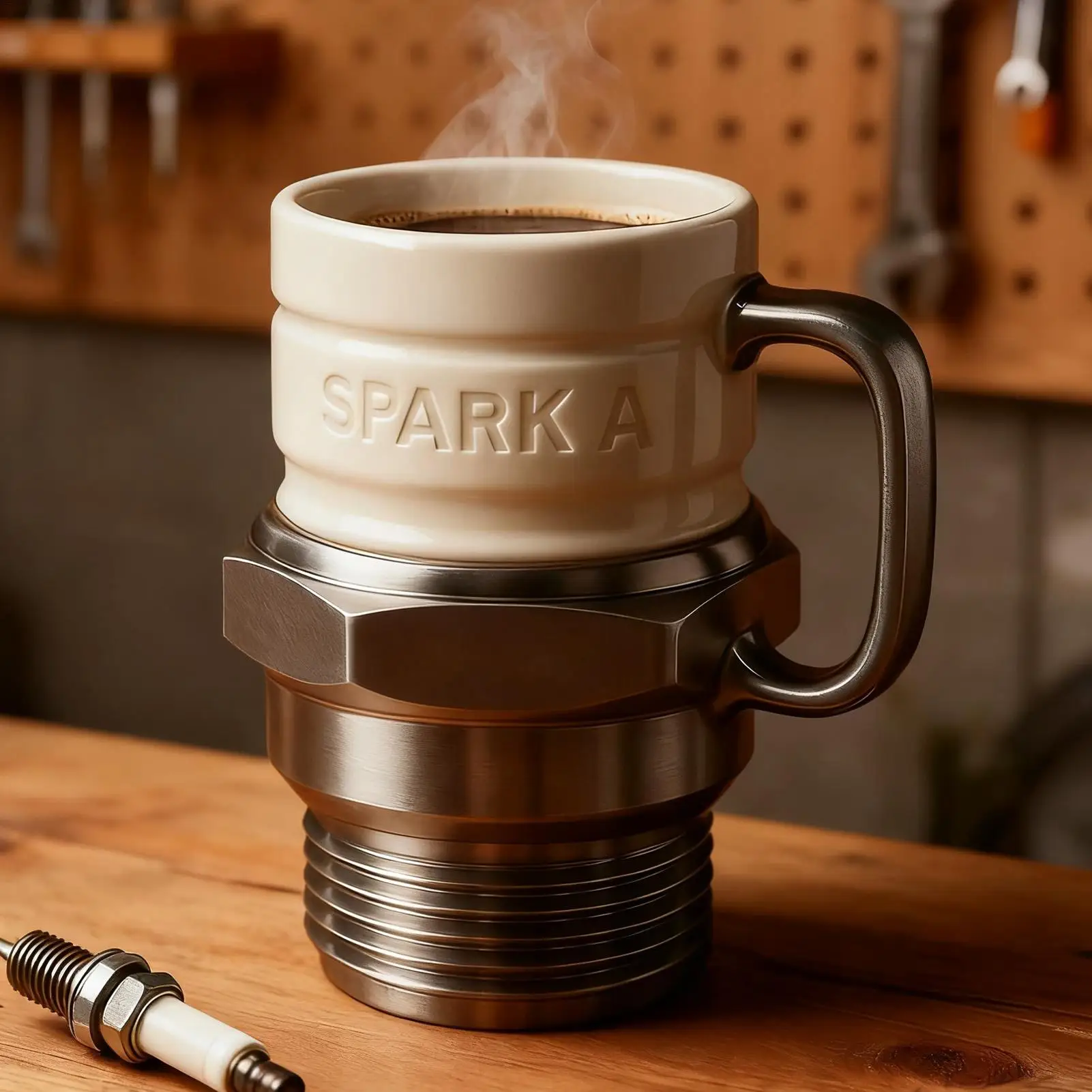 Tea Mugs Drinkware Novelty Creative Sparkplug Coffee Mug for Gearheads Car Enthusiasts Bar Birthday Christmas Office Home
Tea Mugs Drinkware Novelty Creative Sparkplug Coffee Mug for Gearheads Car Enthusiasts Bar Birthday Christmas Office Home