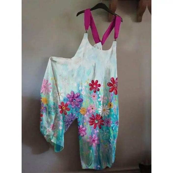 2023 Summer New Loose Floral Print Casual Crossbody Bib Overalls Women's Pants Natural Waist Other Material Printed
2023 Summer New Loose Floral Print Casual Crossbody Bib Overalls Women's Pants Natural Waist Other Material Printed