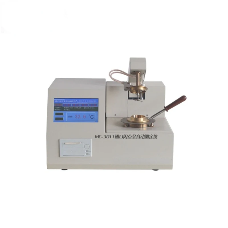 Fully automatic open and closed flash point tester for diesel lubricating oil testing flash point petroleum oil detection
Fully automatic open and closed flash point tester for diesel lubricating oil testing flash point petroleum oil detection