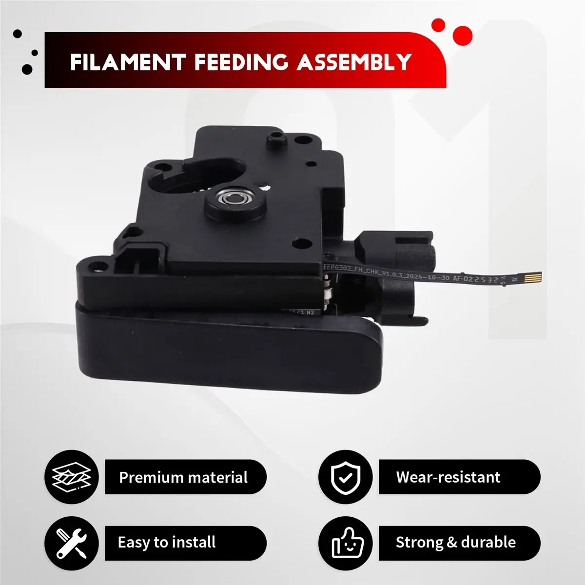 (A75T) 3D Printer Part Filament Feeding Assembly for Flashforge AD5X Filament Assembly
(A75T) 3D Printer Part Filament Feeding Assembly for Flashforge AD5X Filament Assembly
