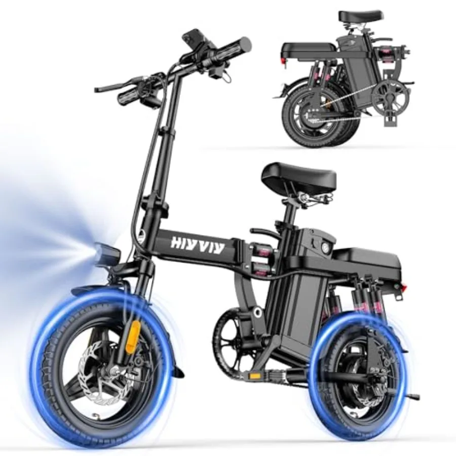 Folding Electric Bikes for Adults, 1200W/1000W Peak Power, 25 MPH Speed, 48V 10Ah Battery, 45 Miles Range, 14 Full Suspension T
Folding Electric Bikes for Adults, 1200W/1000W Peak Power, 25 MPH Speed, 48V 10Ah Battery, 45 Miles Range, 14 Full Suspension T