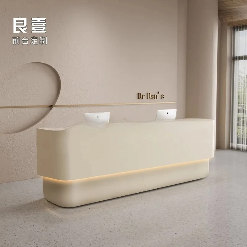b24 Simple Clothing Store Cashier Counter Small Beauty Salon Front Desk Curved Reception Desk Yoga Studio Desk
b24 Simple Clothing Store Cashier Counter Small Beauty Salon Front Desk Curved Reception Desk Yoga Studio Desk