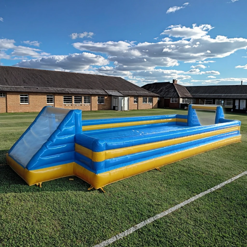 Factory Direct Supply Hot Sale Inflatable PVC Football Field Playground 15m X 6m Inflatable Soccer Football Field for Salepromot
Factory Direct Supply Hot Sale Inflatable PVC Football Field Playground 15m X 6m Inflatable Soccer Football Field for Salepromot