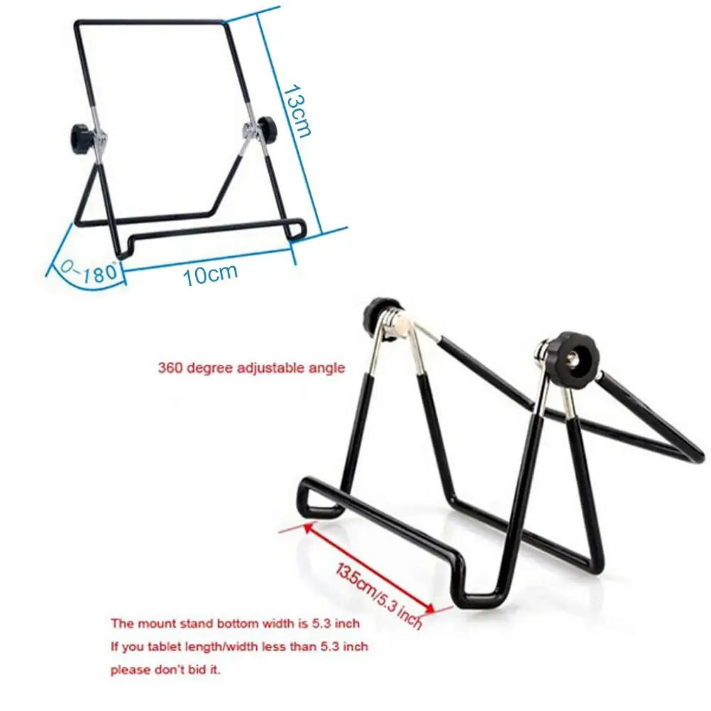 Black Aluminium Alloy Metal Stand For Foldable Portable Holder Stand Adjustable Angle Tablet Stands Accessories Parts
Black Aluminium Alloy Metal Stand For Foldable Portable Holder Stand Adjustable Angle Tablet Stands Accessories Parts