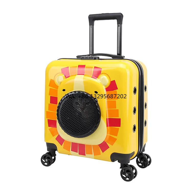 Popular Factory Prices Cute Carriers Bag PC Travel Bag Pet Carriers With Wheels and Retractable Drawbar
Popular Factory Prices Cute Carriers Bag PC Travel Bag Pet Carriers With Wheels and Retractable Drawbar