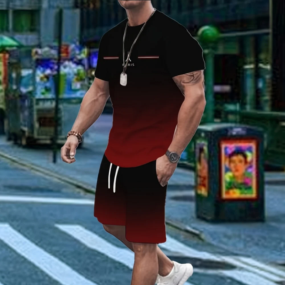 2025 New Summer Men's Short Sleeve Shorts Set Everyday Casual Men's T-shirt Outdoor Men's Beach Shorts 2-piece Set 3D Print
2025 New Summer Men's Short Sleeve Shorts Set Everyday Casual Men's T-shirt Outdoor Men's Beach Shorts 2-piece Set 3D Print