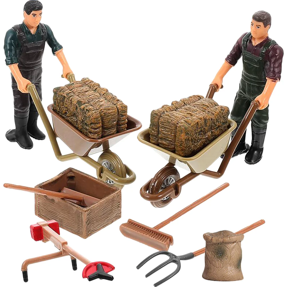 12 Pcs Farm Model Toys Miniature Plastic Farmer Figurines Tools Realistic Boys Crafts Home Decor Accessories Mini Garden
12 Pcs Farm Model Toys Miniature Plastic Farmer Figurines Tools Realistic Boys Crafts Home Decor Accessories Mini Garden