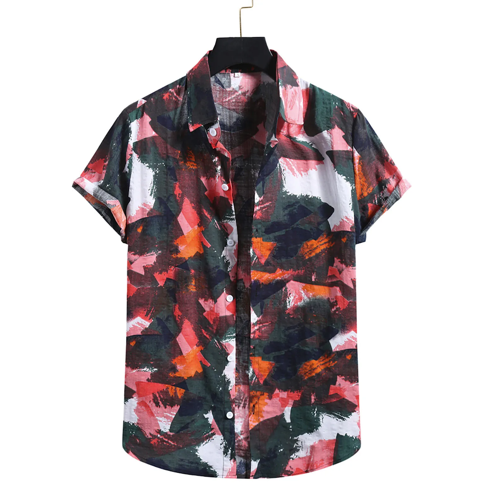 Men's Button Fashion Print Short Cotton Shirt Blouse Sleeve Top Men Shirts Business Street Wear Blouse Tops For Spring Autumn
Men's Button Fashion Print Short Cotton Shirt Blouse Sleeve Top Men Shirts Business Street Wear Blouse Tops For Spring Autumn