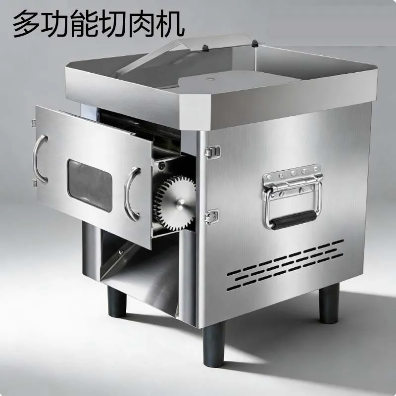 220V 1800W Meat Slicer Commercial Stainless Steel Fully Automatic Shred Slicer Dicing Machine Electric Vegetable Cutter Grinder
220V 1800W Meat Slicer Commercial Stainless Steel Fully Automatic Shred Slicer Dicing Machine Electric Vegetable Cutter Grinder