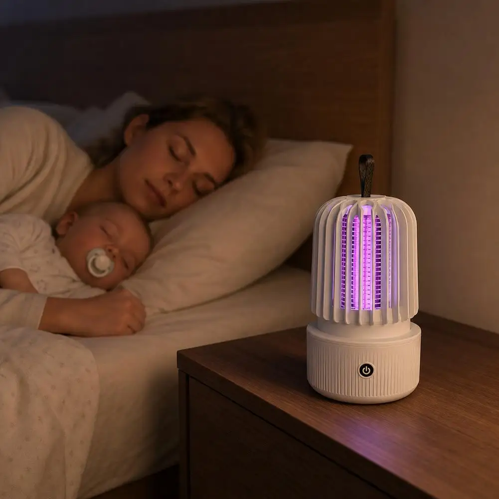 USB Charge Mosquito Killer Lamp Electric Bug Zapper Blue UV Light 2-in-1 Rechargeable Portable Insect Trap for Home Outdoor
USB Charge Mosquito Killer Lamp Electric Bug Zapper Blue UV Light 2-in-1 Rechargeable Portable Insect Trap for Home Outdoor