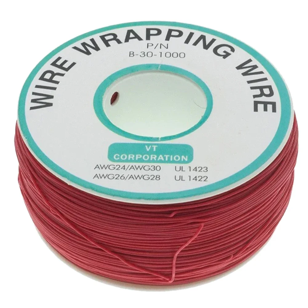Электронный провод 250 м, 30AWG, твердый кабель из луженой меди, одножильный соединительный кабель для печатной платы, кабель B-30-1000 для электронного тестирования
Электронный провод 250 м, 30AWG, твердый кабель из луженой меди, одножильный соединительный кабель для печатной платы, кабель B-30-1000 для электронного тестирования