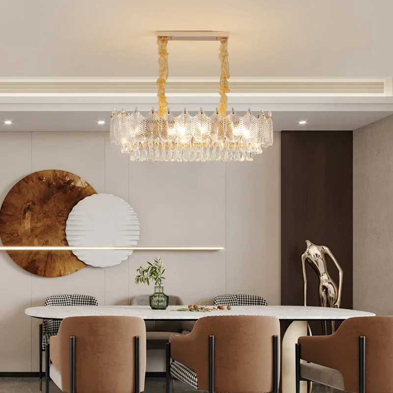 Хрустальный подвесной светильник, светодиодные светильники для гостиной, столовой, спальни, люстры, украшение дома
Хрустальный подвесной светильник, светодиодные светильники для гостиной, столовой, спальни, люстры, украшение дома