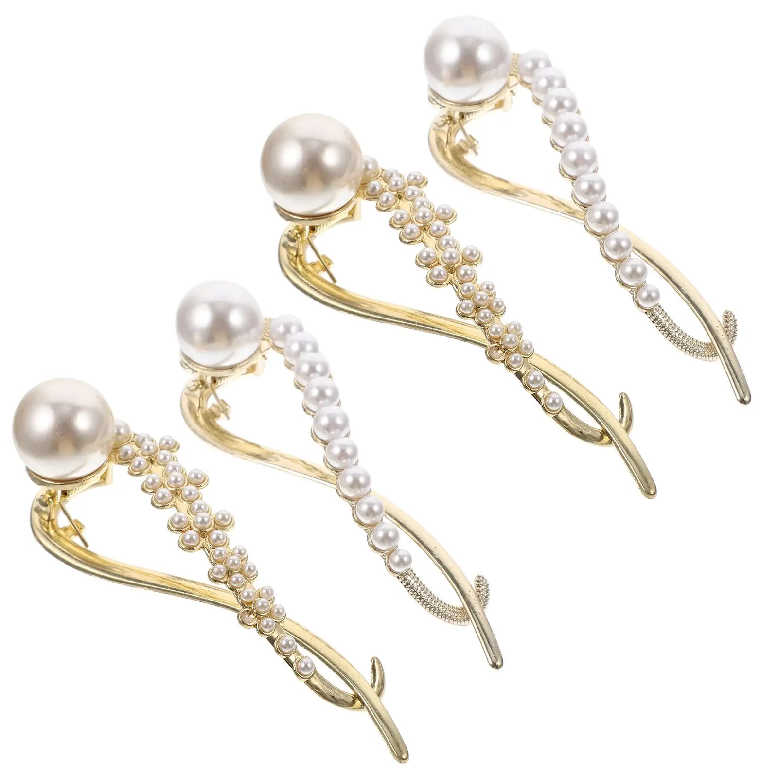 2 Pcs Pearl Hairpins Elegant Fishtail Shaped Metal Barrettes Decorative Bride Bridal Wedding Girls Women Hair Supply
2 Pcs Pearl Hairpins Elegant Fishtail Shaped Metal Barrettes Decorative Bride Bridal Wedding Girls Women Hair Supply