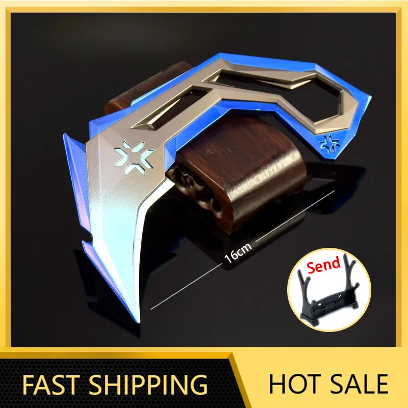 Valorant Knife Vct Karambit 16cm Metal Model Game Melee Weapn Peripherals Military Knives Cosplay Prop Safety Collection Swords
Valorant Knife Vct Karambit 16cm Metal Model Game Melee Weapn Peripherals Military Knives Cosplay Prop Safety Collection Swords