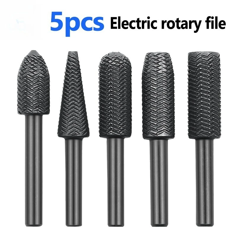 Rotary Steel File Special-shaped 5-piece Set Embossed Steel Grinding Head Soft Metal Polished Burr Reaming
Rotary Steel File Special-shaped 5-piece Set Embossed Steel Grinding Head Soft Metal Polished Burr Reaming