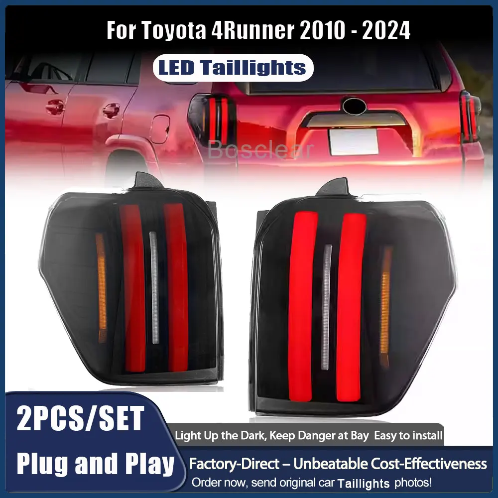 2pcs Taillamp for Toyota 4Runner 2010-2024 Tail Light Assembly Conversion to LED Dynamic Running Lights Rear Brake Rearview Lamp
2pcs Taillamp for Toyota 4Runner 2010-2024 Tail Light Assembly Conversion to LED Dynamic Running Lights Rear Brake Rearview Lamp