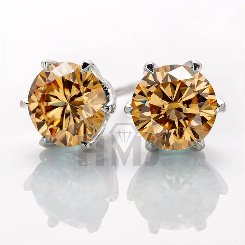 D Color Moissanite Earring S925 Sterling Sliver Plated with 18k White Gold for Women Man Sparkling Fine Jewelry
D Color Moissanite Earring S925 Sterling Sliver Plated with 18k White Gold for Women Man Sparkling Fine Jewelry