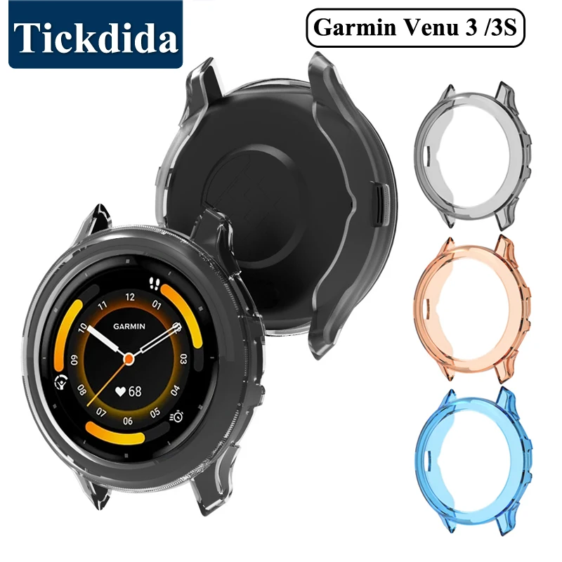 Protection Case for Garmin Venu 3 3S Smart Watch Protector Frame Soft Crystal Clear TPU Case for Garmin Venu 3S Cover
Protection Case for Garmin Venu 3 3S Smart Watch Protector Frame Soft Crystal Clear TPU Case for Garmin Venu 3S Cover