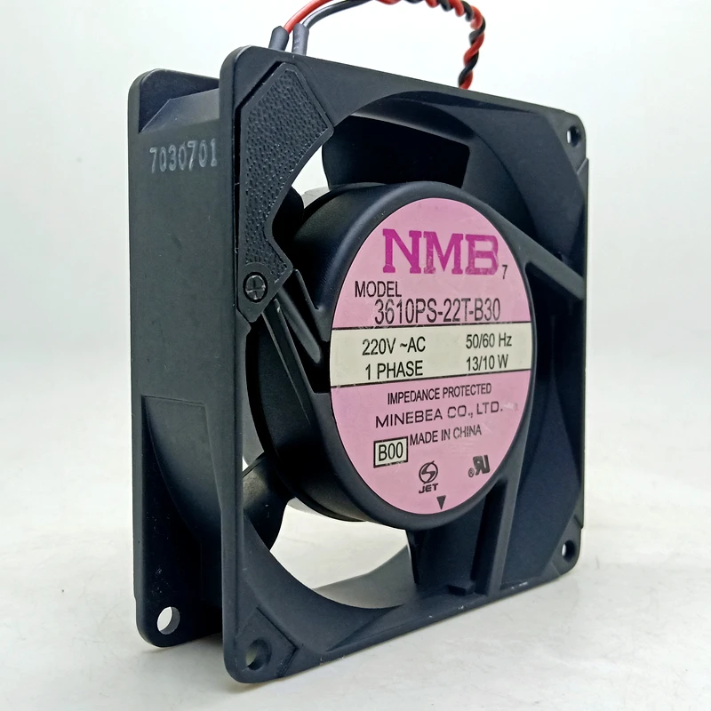 92mm 90mm Case Fan NMB 3610PS-22T-B30 9225 AC 220V Double Ball Aluminum Frame 9cm 9025 Industrial Cabinet Fan
92mm 90mm Case Fan NMB 3610PS-22T-B30 9225 AC 220V Double Ball Aluminum Frame 9cm 9025 Industrial Cabinet Fan