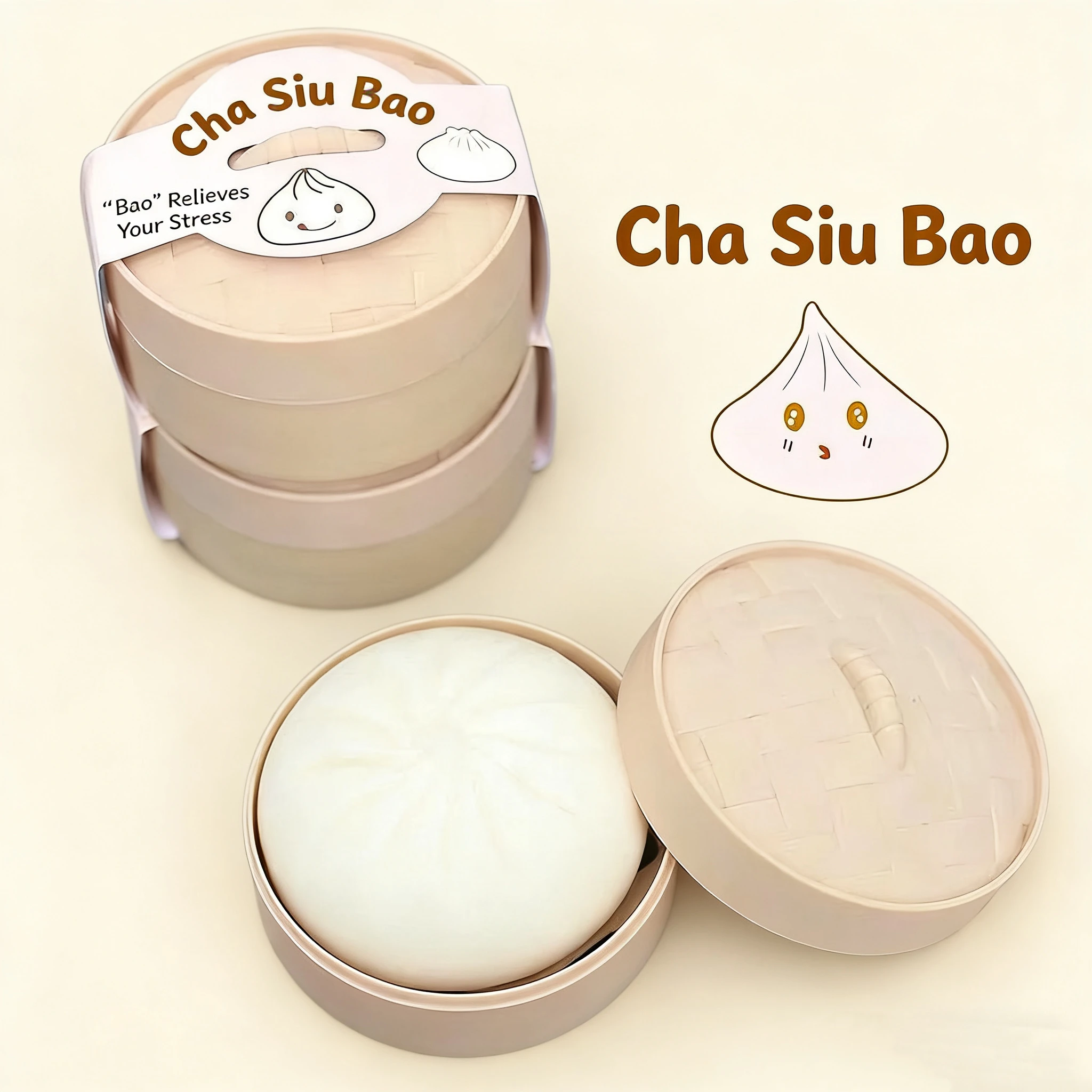 Steamed Bun Squeeze Toy Simulation Bao Stress Relief Fidget Toy with Beads Sparkles Soft Squishy Sensory Decompression Accessory
Steamed Bun Squeeze Toy Simulation Bao Stress Relief Fidget Toy with Beads Sparkles Soft Squishy Sensory Decompression Accessory