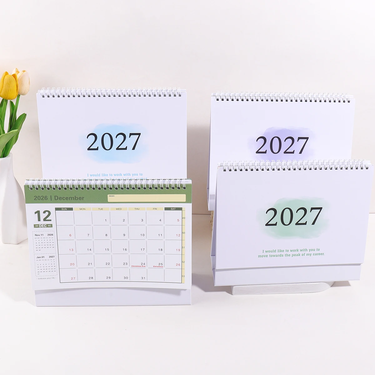 2027 Big Size Office Desk Calendar, Spiral Standable Desktop Calendar for Daily Agenda Monthly Schedule Work Planning
2027 Big Size Office Desk Calendar, Spiral Standable Desktop Calendar for Daily Agenda Monthly Schedule Work Planning