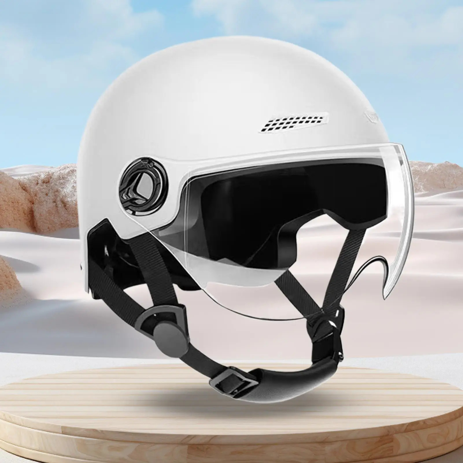 E Bike Helmet Lightweight Adjustable Breathable Unisex Bicycle Helmet Shield for Urban Ride Outdoor Cycling Skateboarding
E Bike Helmet Lightweight Adjustable Breathable Unisex Bicycle Helmet Shield for Urban Ride Outdoor Cycling Skateboarding