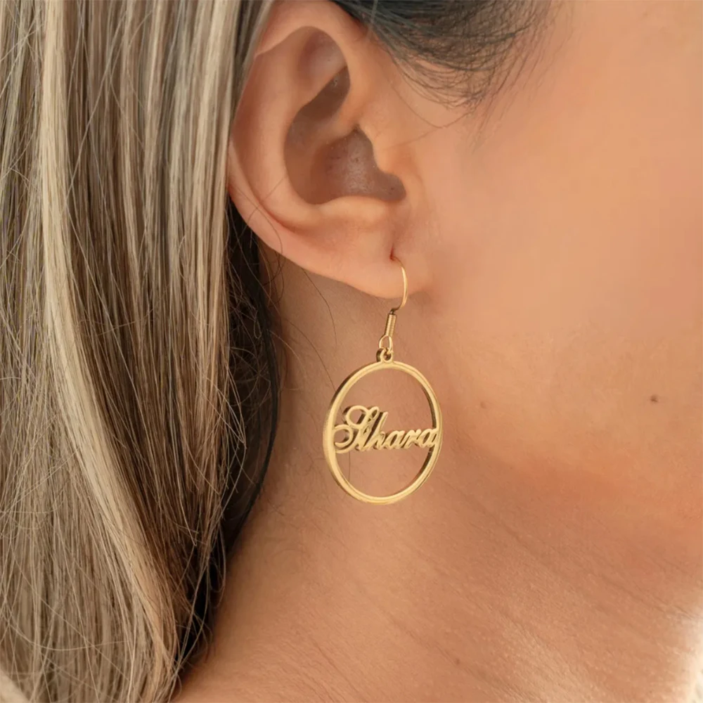 Stainless Steel Custom Large Circle Earrings With Feminine Temperament, New Slim Face Earrings, Simple Autumn And Winter
Stainless Steel Custom Large Circle Earrings With Feminine Temperament, New Slim Face Earrings, Simple Autumn And Winter