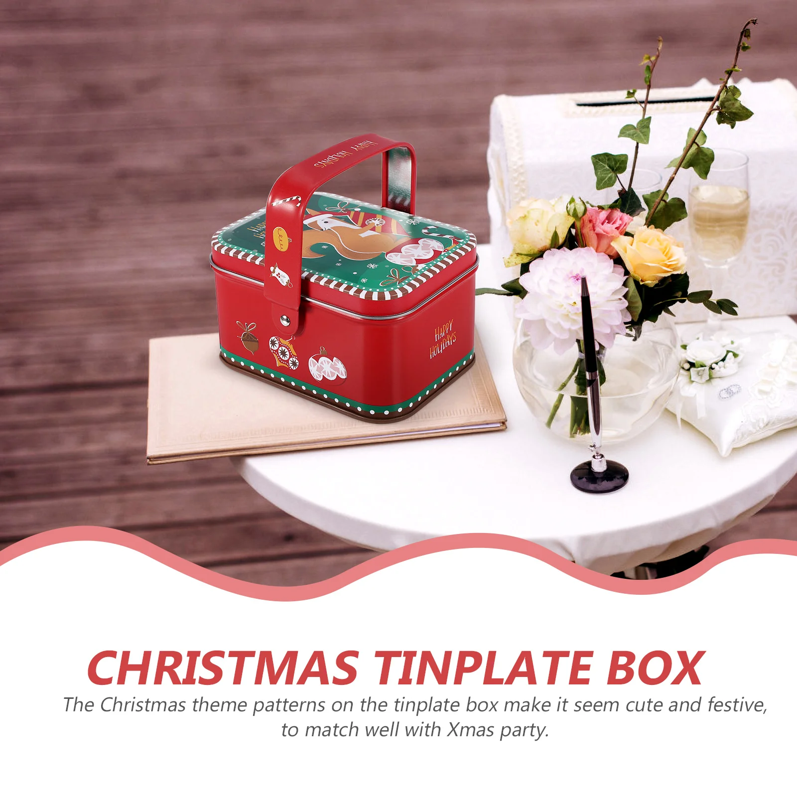 Christmas Gift Box Cookies Boxes Xmas Tins Chocolate for Packaging Holiday Treat Candy Small Containers
Christmas Gift Box Cookies Boxes Xmas Tins Chocolate for Packaging Holiday Treat Candy Small Containers