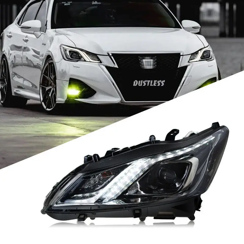 Suitable For Toyota 2015-2019 14th Generation Crown Headlight Assembly Modification LED Daytime Running Light Flow Turn Signal
Suitable For Toyota 2015-2019 14th Generation Crown Headlight Assembly Modification LED Daytime Running Light Flow Turn Signal