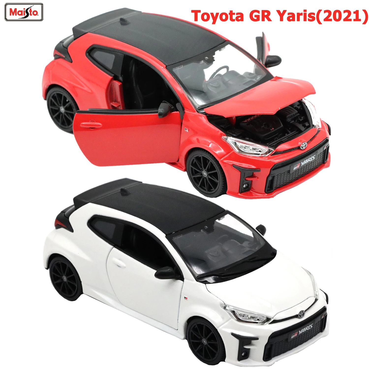 Maisto 1/24 Toyota GR Yaris (2021) Diecast Alloy Cars Model Open the Hook/ Doors Collection Gifts Toys For Adults
Maisto 1/24 Toyota GR Yaris (2021) Diecast Alloy Cars Model Open the Hook/ Doors Collection Gifts Toys For Adults