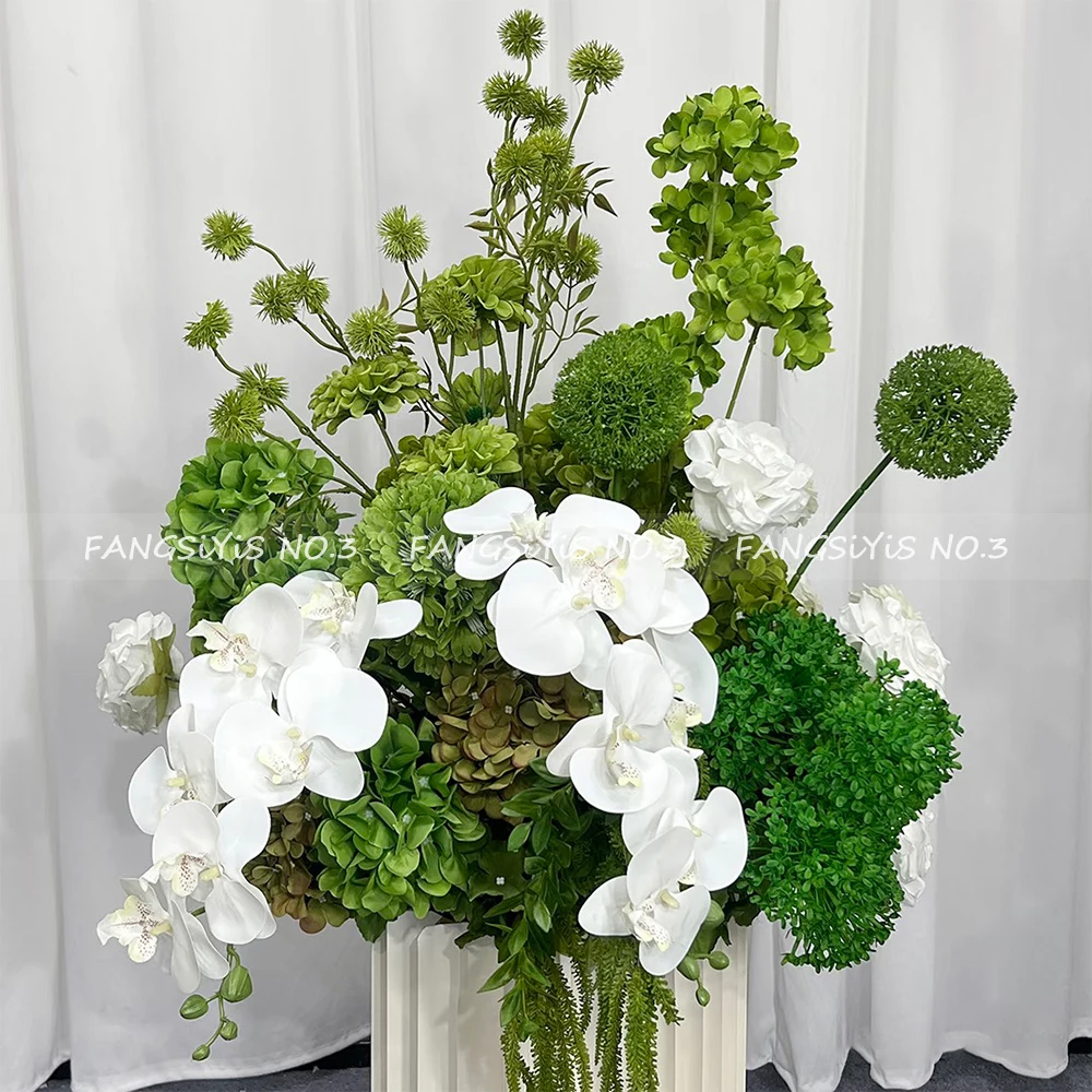 30/40/50/60/70/80CM Artificial White Orchid Green Hydrangea Bouquet Faux Green Ball Floral Centerpiece Wedding Lobby Table Decor
30/40/50/60/70/80CM Artificial White Orchid Green Hydrangea Bouquet Faux Green Ball Floral Centerpiece Wedding Lobby Table Decor