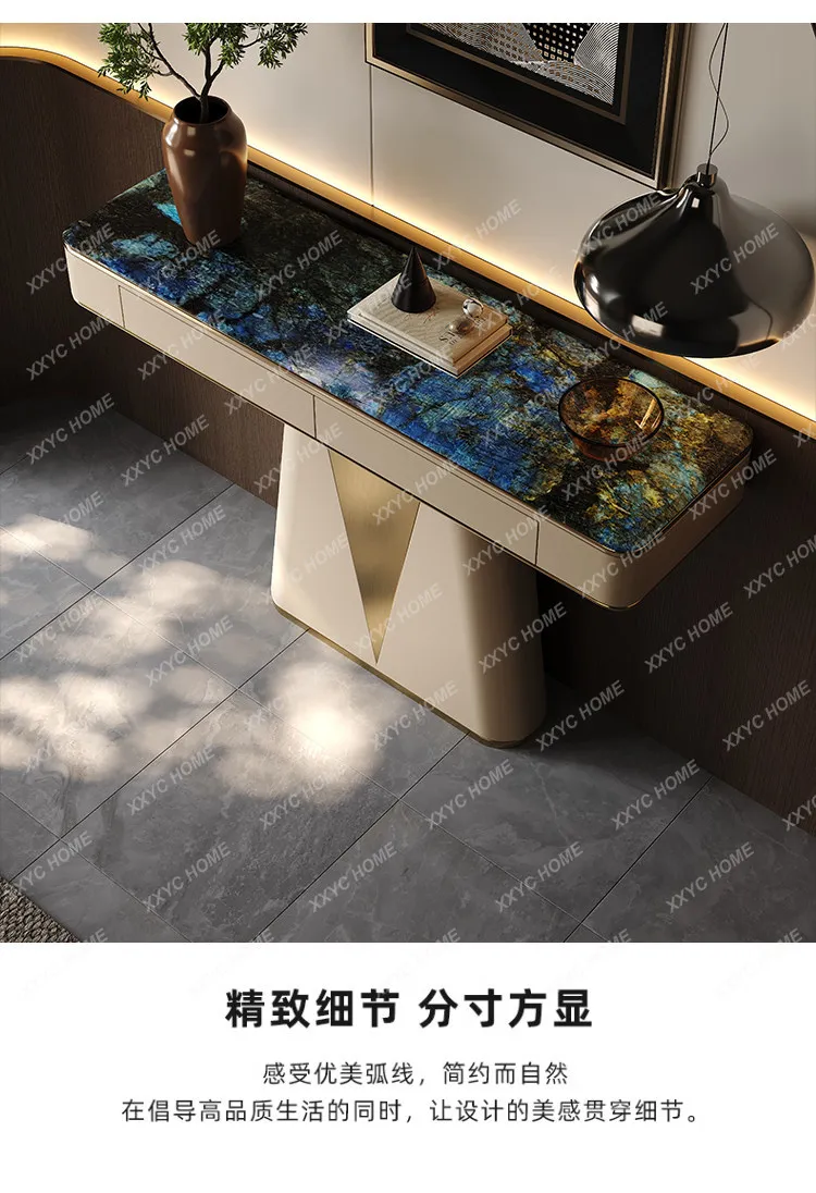 Llight luxury natural luxury stone entrance platform modern simple home villa living room home storage
Llight luxury natural luxury stone entrance platform modern simple home villa living room home storage