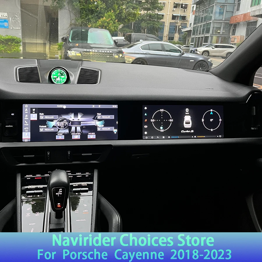 dual screen Android Auto Carplay HU For Porsche Cayenne 2018-2024 GPS Navi 12.3+12.3Inch 4G 360 BT Interactive navirider radio
dual screen Android Auto Carplay HU For Porsche Cayenne 2018-2024 GPS Navi 12.3+12.3Inch 4G 360 BT Interactive navirider radio