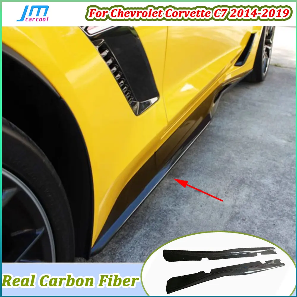 Накладки на пороги из настоящего карбона для Chevrolet Corvette C7 2014-2019, аксессуары для тюнинга кузова
Накладки на пороги из настоящего карбона для Chevrolet Corvette C7 2014-2019, аксессуары для тюнинга кузова