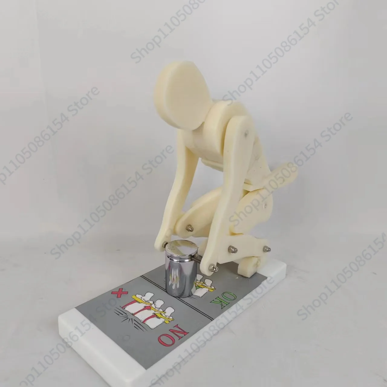 Fo Демонстрационная модель силы позвоночника для гибки человеческого тела, тяжелой атлетики, демонстрация правильной осанки, поясничный отдел позвоночника
Fo Демонстрационная модель силы позвоночника для гибки человеческого тела, тяжелой атлетики, демонстрация правильной осанки, поясничный отдел позвоночника