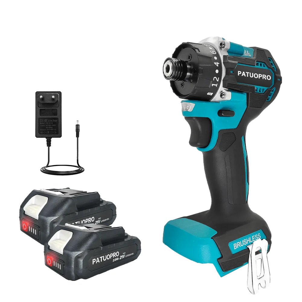 Brushless Electric Screwdriver 1/4" Hex Driver Drill Cordless Screwdriver Rechargeable Power Tools For Makita 18V Battery
Brushless Electric Screwdriver 1/4" Hex Driver Drill Cordless Screwdriver Rechargeable Power Tools For Makita 18V Battery