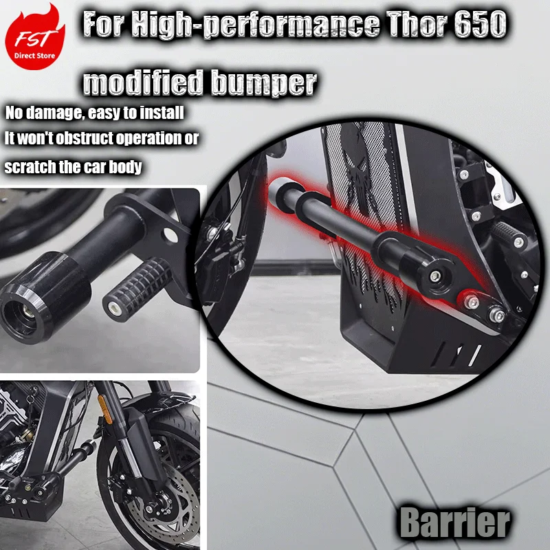 For High-performance Thor 650 modified bumper front anti-fall protection bar body anti-collision frame accessories
For High-performance Thor 650 modified bumper front anti-fall protection bar body anti-collision frame accessories