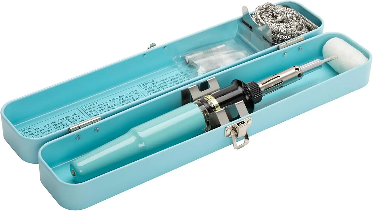 Cordless Butane Soldering Iron for Professional Use with Adjustable Temperature
Cordless Butane Soldering Iron for Professional Use with Adjustable Temperature