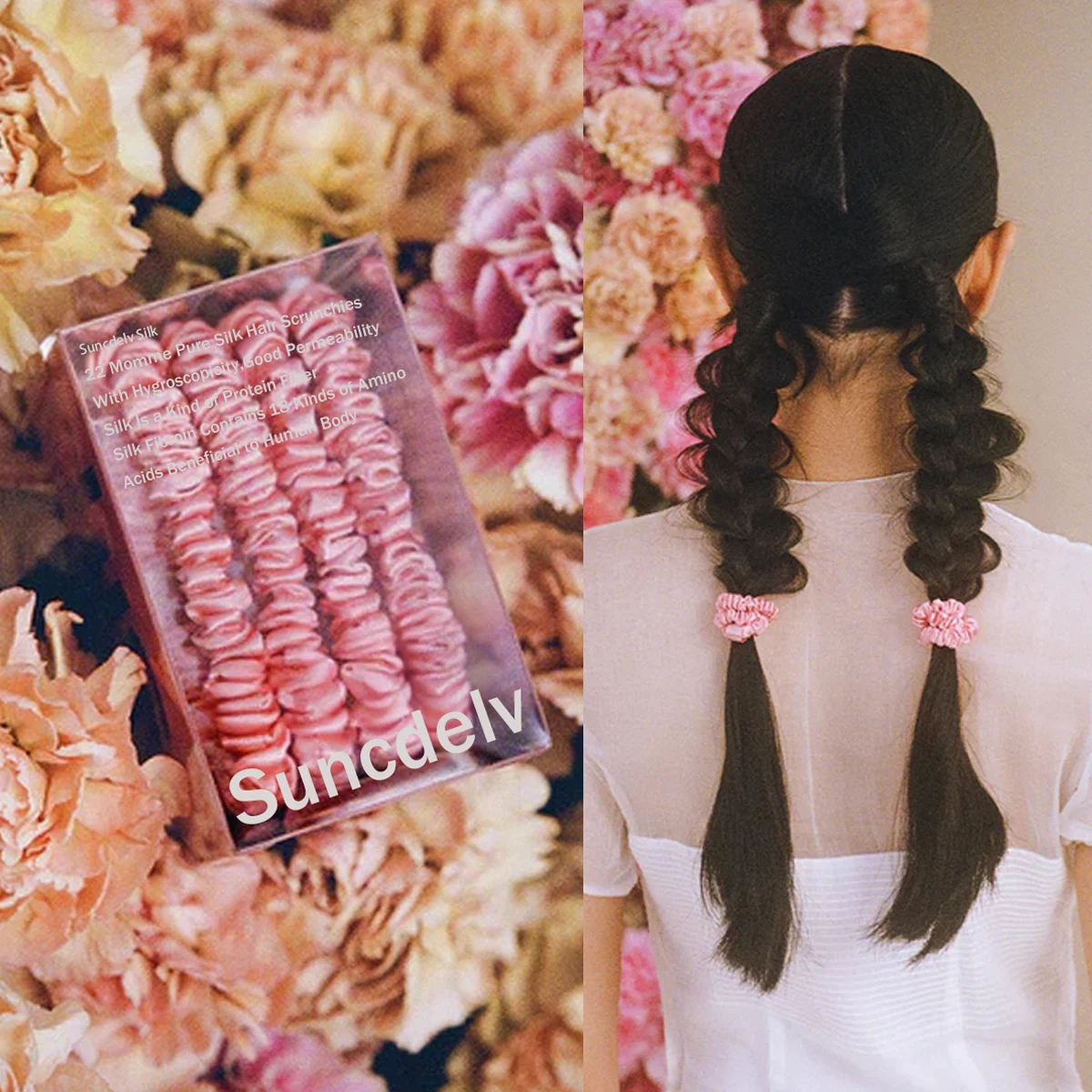 4 шт. 100% шелковые резинки для волос арбузно-красного цвета: роскошные и функциональные аксессуары для волос для женщин
4 шт. 100% шелковые резинки для волос арбузно-красного цвета: роскошные и функциональные аксессуары для волос для женщин