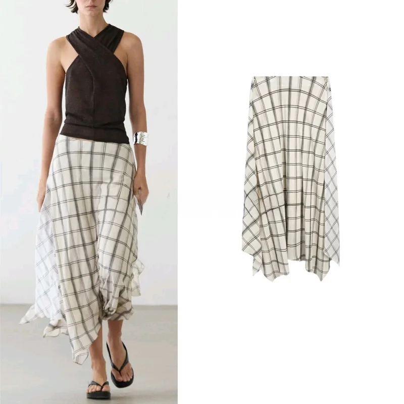 Summer New Women's Casual Style Printed Wide Swing Asymmetric Midi Skirt Zipper Design Standard Fit Polyester Fiber Printed
Summer New Women's Casual Style Printed Wide Swing Asymmetric Midi Skirt Zipper Design Standard Fit Polyester Fiber Printed