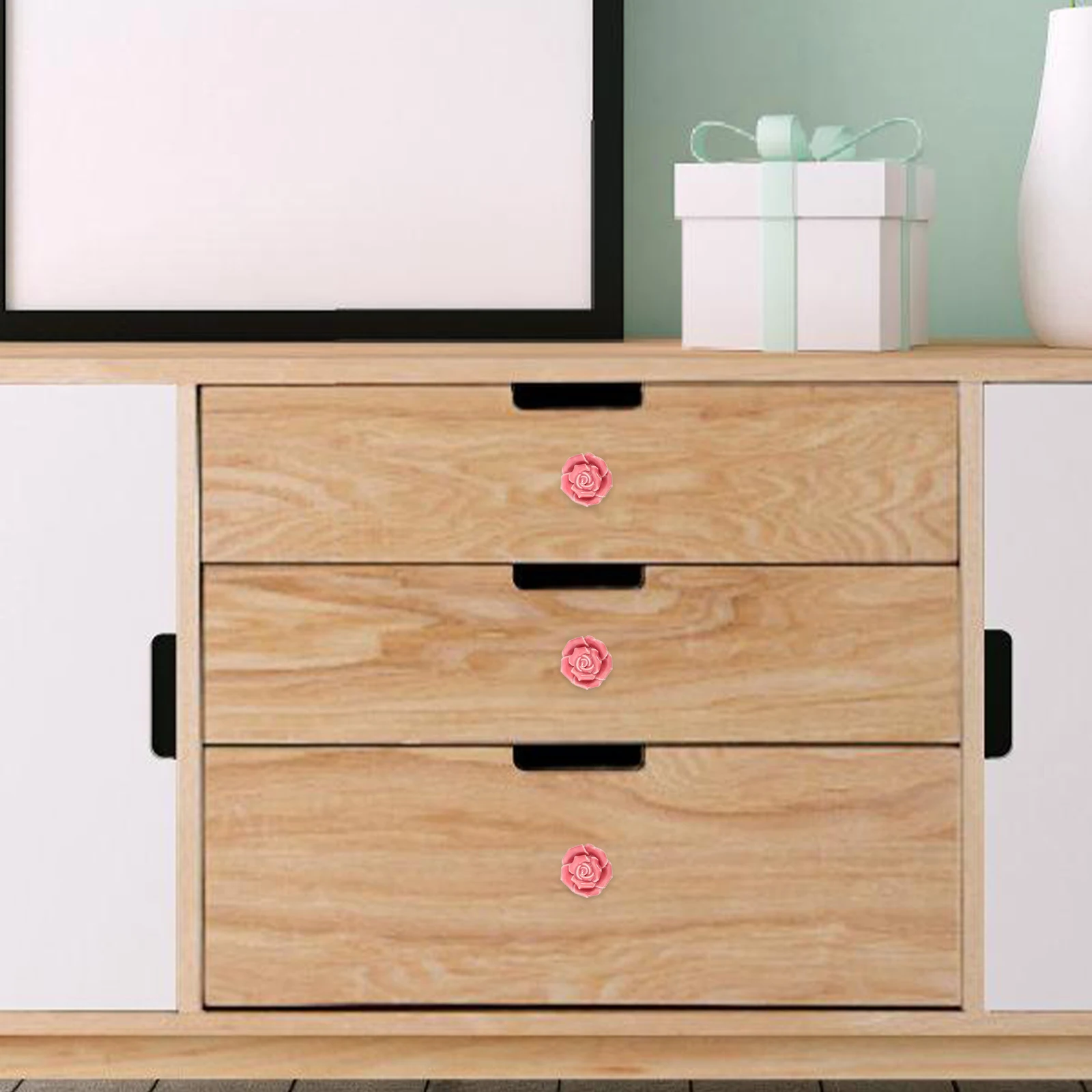 2 Pcs Rose Ceramic Handle Knobs Cupboards Drawer Matte Door Dresser The Flowers Girl
2 Pcs Rose Ceramic Handle Knobs Cupboards Drawer Matte Door Dresser The Flowers Girl