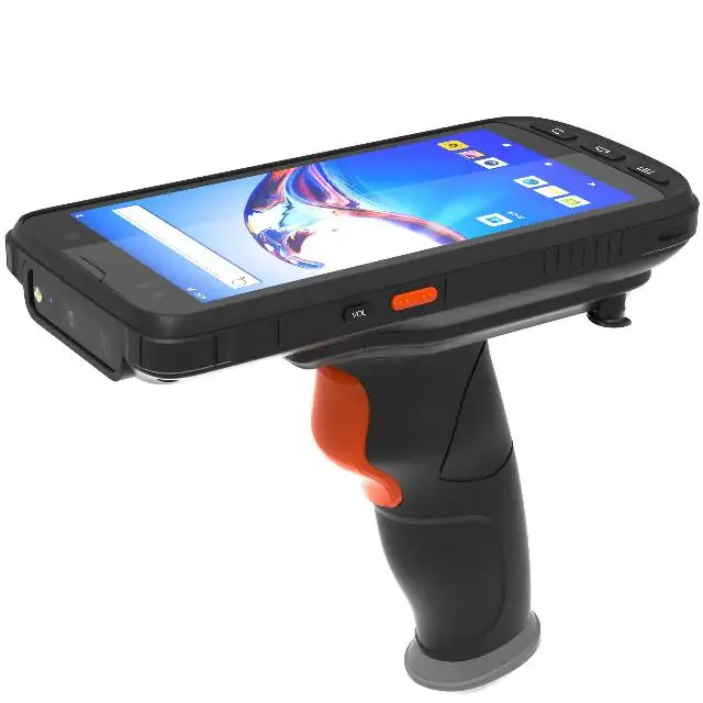 Industrial Android Handheld Reader Long Range UHF RFID 2D Barcode Scanner Efficient Mobile PDA For Library Management BX6100
Industrial Android Handheld Reader Long Range UHF RFID 2D Barcode Scanner Efficient Mobile PDA For Library Management BX6100